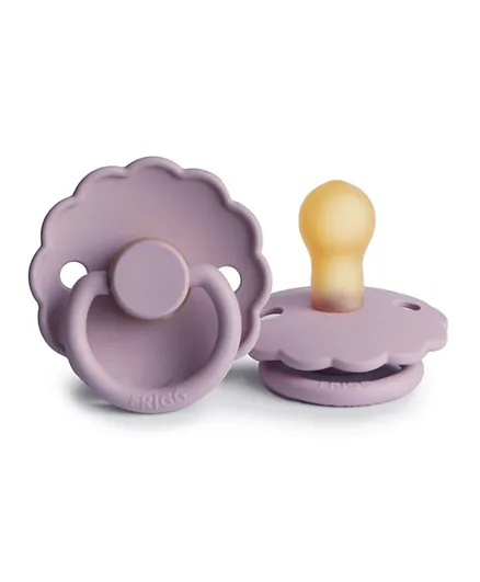 FRIGG Daisy Latex Baby Pacifier 1-Pack Heather - Size 1
