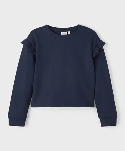 Name It Boxy Long Sleeves Sweatshirt - Dark Sapphire