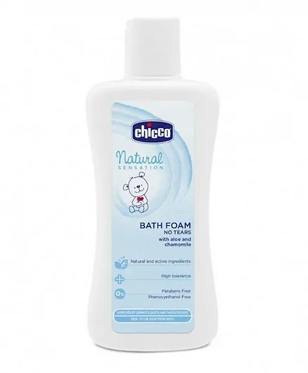 Chicco No Tears Natural Sensation Bath Foam - 200mL