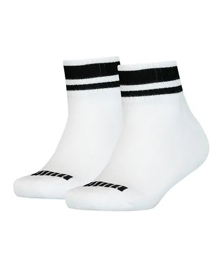 Puma Cldye Junior Quarter Socks  - White