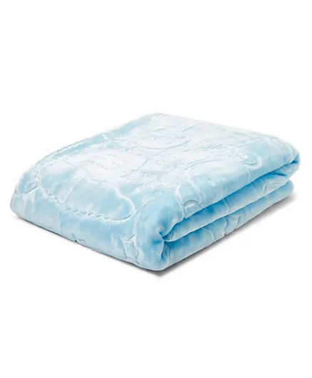 Little Angel Baby Blanket Ultra Silky Soft Premium Quality Reversible Blanket - Blue