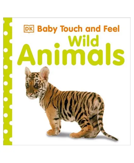 Baby Touch and Feel Wild Animals Board Book - 14 Pages