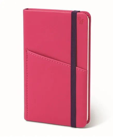 IF Bookaroo A6 Pocket Notebook Journal - Hot Pink