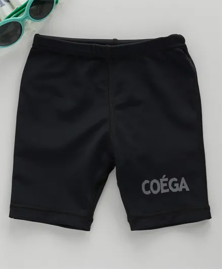 Coega Sunwear Logo Graphic Swim Shorts - Black