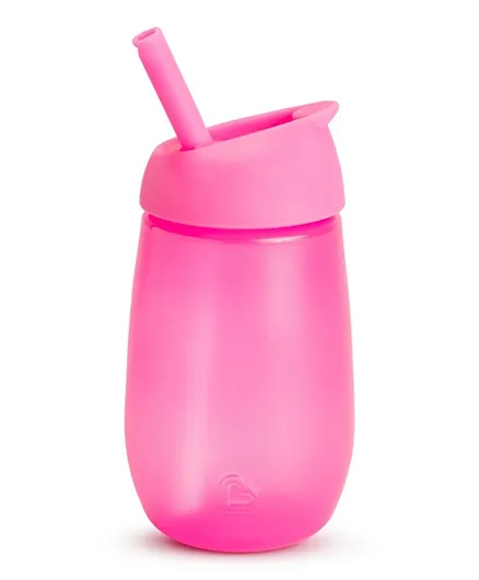 Munchkin Simple Clean Straw Cup Pink - 296mL