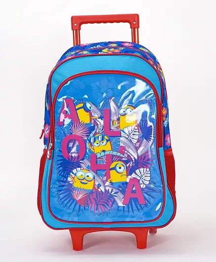 Universal 5 in 1 Minions Aloha Buddies Trolley Backpack Set - 18 Inches