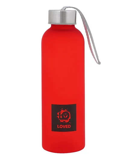 Biggdesign Moods Up Love Water Bottle Red - 580mL