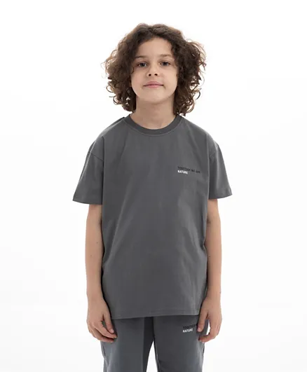 TWAN 4Seasons Kids Organic Oversized T-shirt - Grey