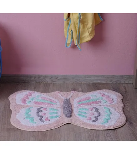 PAN Home Butterfly Tufted Bath Mat - Multicolor