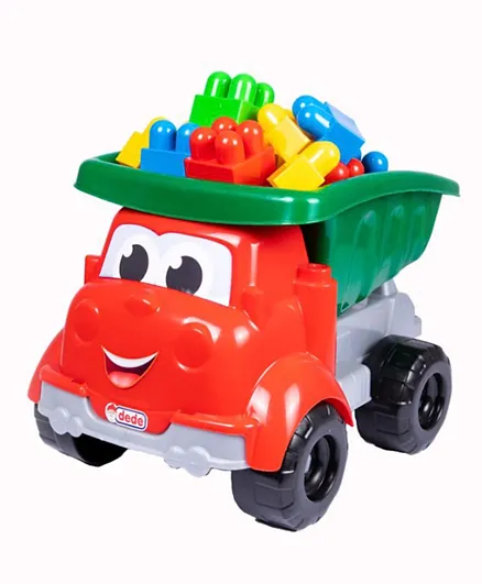 Dede Toy Truck with Blocks Pieces - 30 Pieces