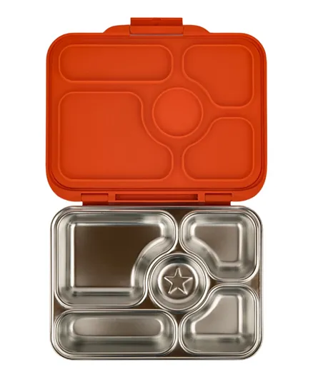يام بوكس بريستو صندوق بينتو من الفولاذ المقاوم للتسرب - برتقالي تانغو