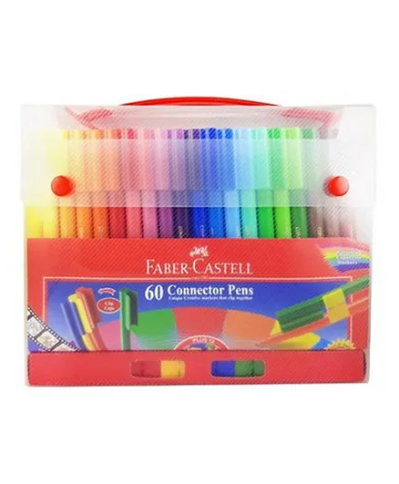 فايبر كاستيل - أقلام فيلت كونيكتور - 60 قطعة