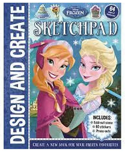 Disney Frozen Design And Create Sketchpad - English
