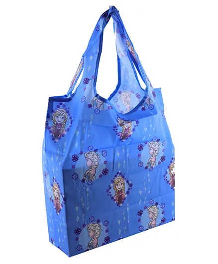 حقيبة تسوق ديزني فروزن قابلة للطي للسفر - أزرق