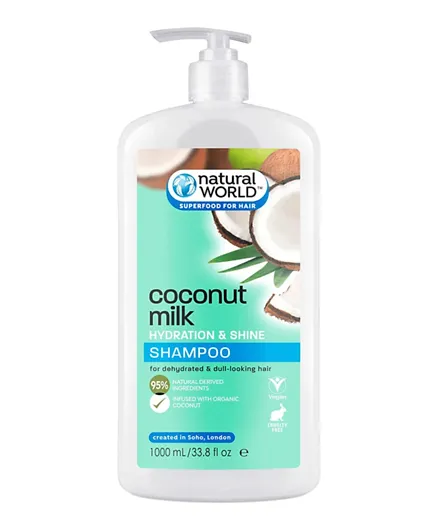 Natural World Coconut Shampoo - 1000mL