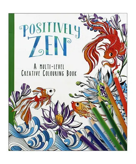 Positively Zen Colouring Book - English