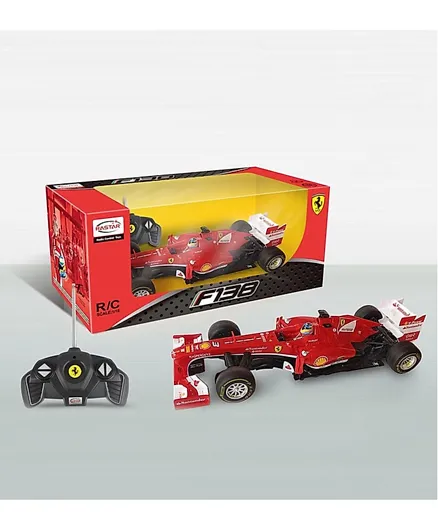 سيارة فيراري F1 بجهاز تحكم عن بعد من راستر بمقياس 1:18 - أحمر