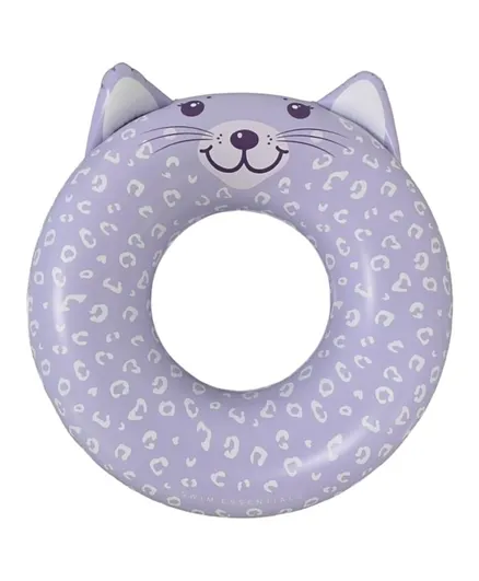 Swim Essentials Leopard Printed Animal Swim Ring - Lilac
