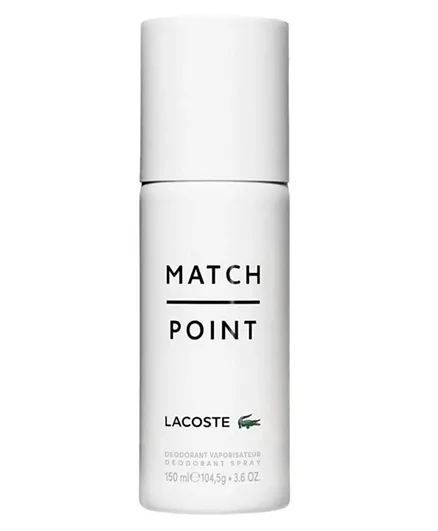 Lacoste Match Point Deodorant Spray - 150mL