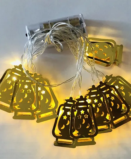 ديكورات أضواء لافييستا السلسلية لعيد الرمضان - 10 لمبات ليد