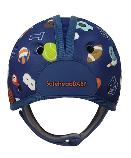 أغطية رأس رياضي ناعم للأطفال الرضع من سيف هيد بيبي - أزرق