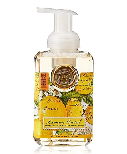 Michel Design Lemon Basil Foaming Soap - 530ml