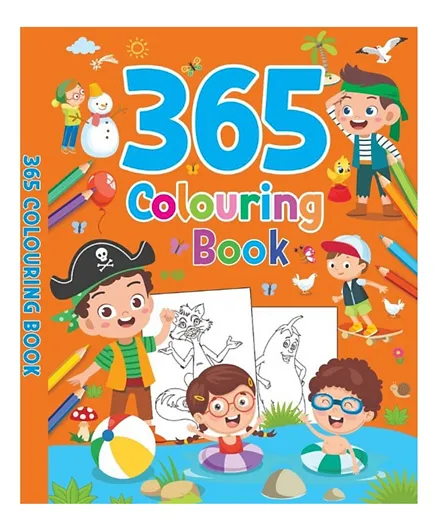 365 Colouring Book - English