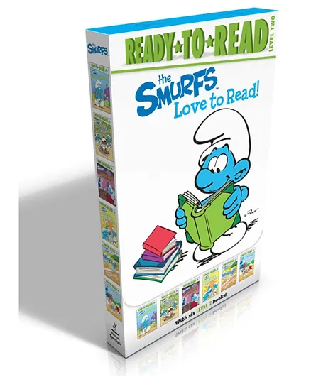 Simon & Schuster The Smurfs Love To Read Box Set Pack of 6 - English