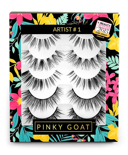 Pinky Goat Artist Number 1 Lashes - Pack of 5