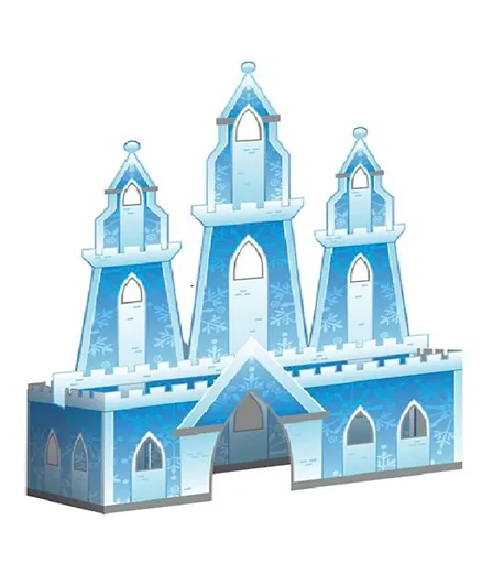 Party Camel Snow Queen 3D Castle Centrepiece - Blue