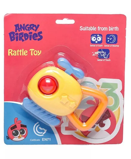 Angry Birds Helicopter Rattle Toy - Yellow