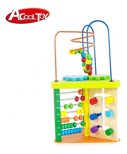 A Cool Toy 5-in-1 Wooden Activity Center