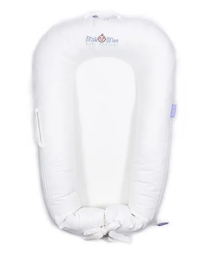 Milk&Moo Baby Support Lounger - White