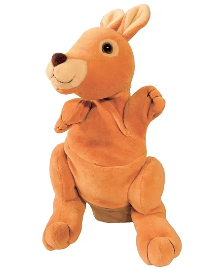 Beleduc Kangaroo Hand Puppet Orange - Height 40 cm