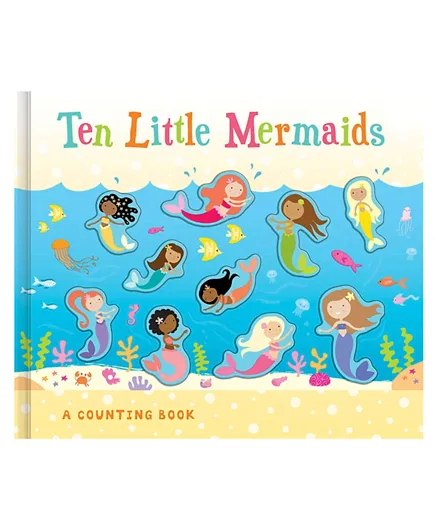 Imagine Tha Ten Little Mermaid 3D Counting Books Hardback - English