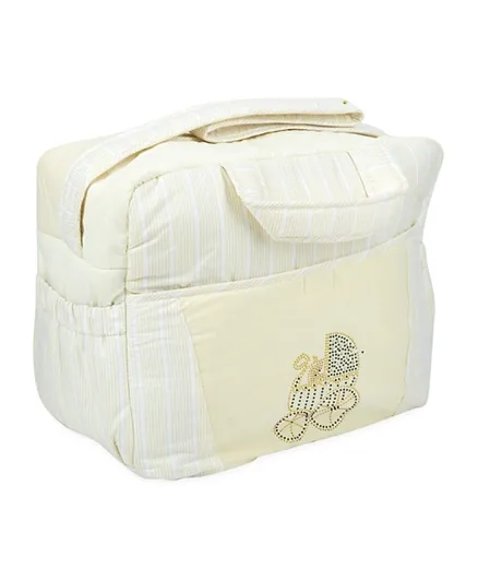 Night Angel Beige Baby Tote Diaper Bag