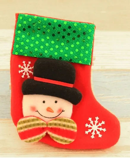 Babyqlo Christmas Holiday Decorative Small Stockings - Red