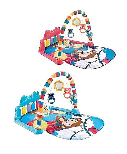 Factory Price Monkey Hat Pedal Piano Activity Play Mat- Red