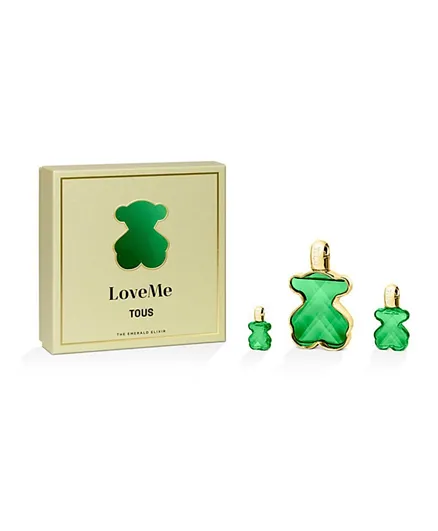Tous LoveMe The Emerald Elixir Perfume Spray 90mL + 30mL + 4.5mL Set