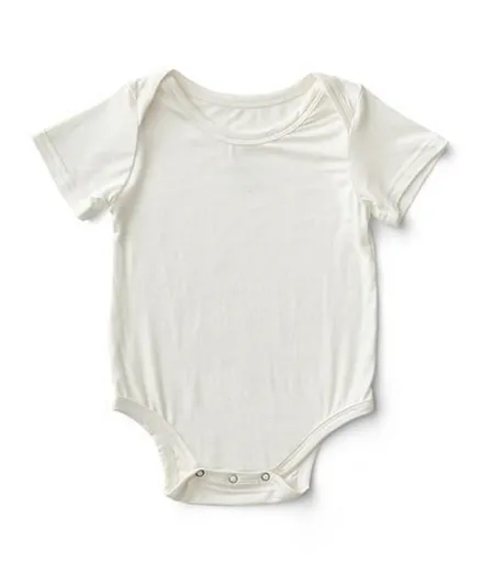 Anvi Baby Solid Bodysuit - White