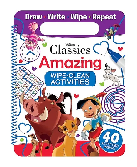 Disney Classics: Amazing Wipe-Clean Activities - English