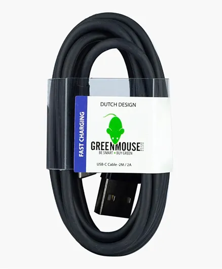 HomeBox Green Mouse USB-C Data Cable - 200cm