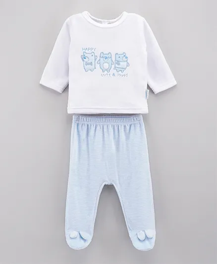 Babybol T-Shirt & Pants Set - White