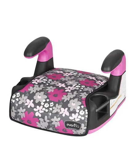 Evenflo Big Kid No Back Booster Seat - Pink Flowers