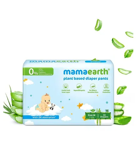 Mamaearth Plant Based Diaper Pants Size 3 - 30 Pieces