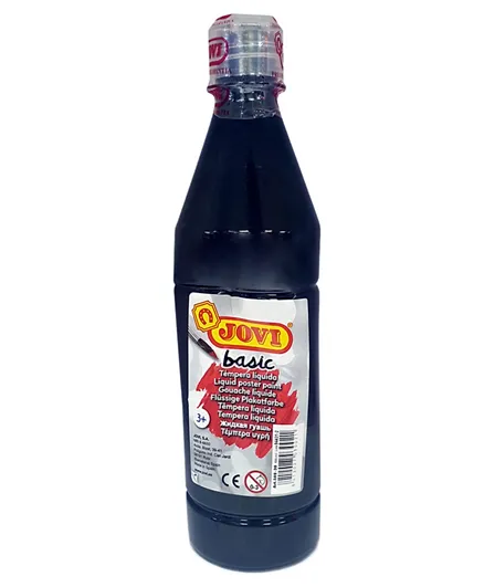 Jovi Basic Liquid Poster Paint Bottle Black - 500ml