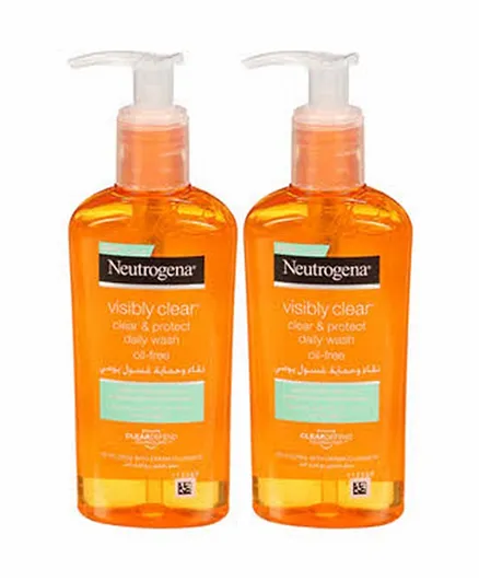 Neutrogena Oil Acne Face Wash Twin Pack - 200mL Each
