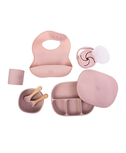 Amini Kids Complete Feeding Set - Pink