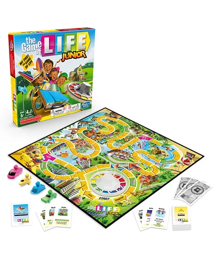 Hasbro Games The Game of Life Junior Board Game - Multicolour
