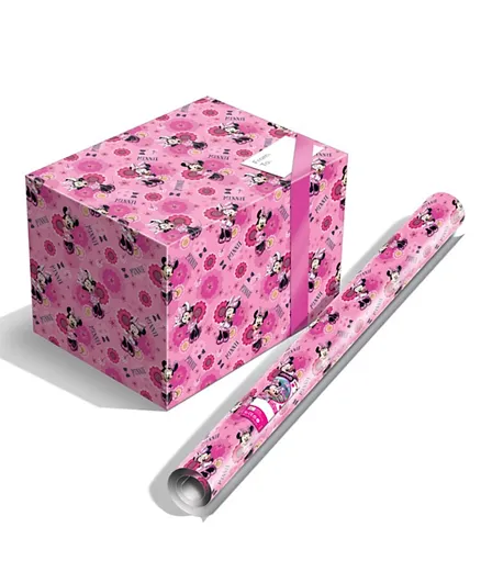 Disney Minnie Gifts Wrapping Paper - Pink